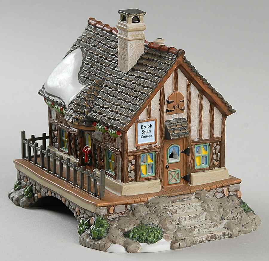 Dickens Village Devon Brook Span Cottage - With Box by Department 56-1