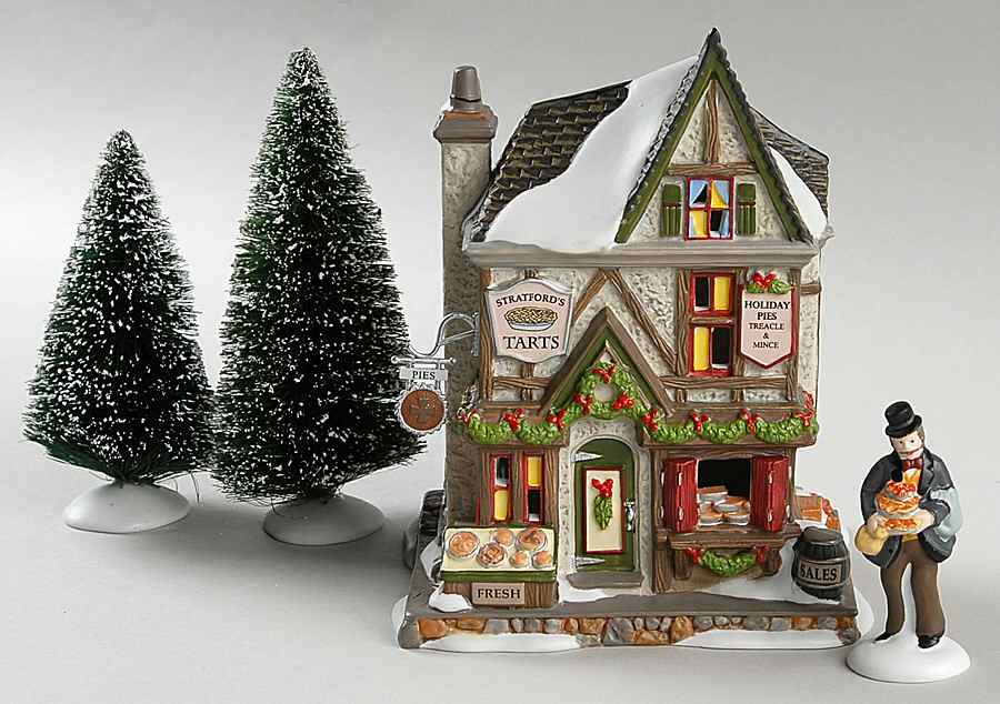 Dickens Village Stratford Holiday Pies & Tarts - Boxed by Department 56-1