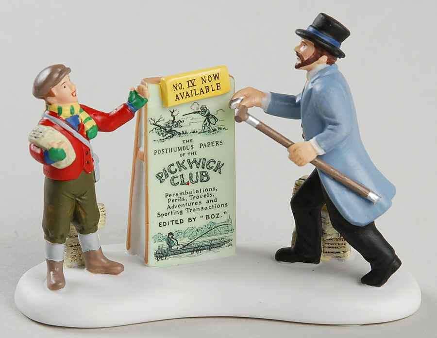 Dickens Village Buying One For Prosperity - With Box Bx637 by Department 56-1