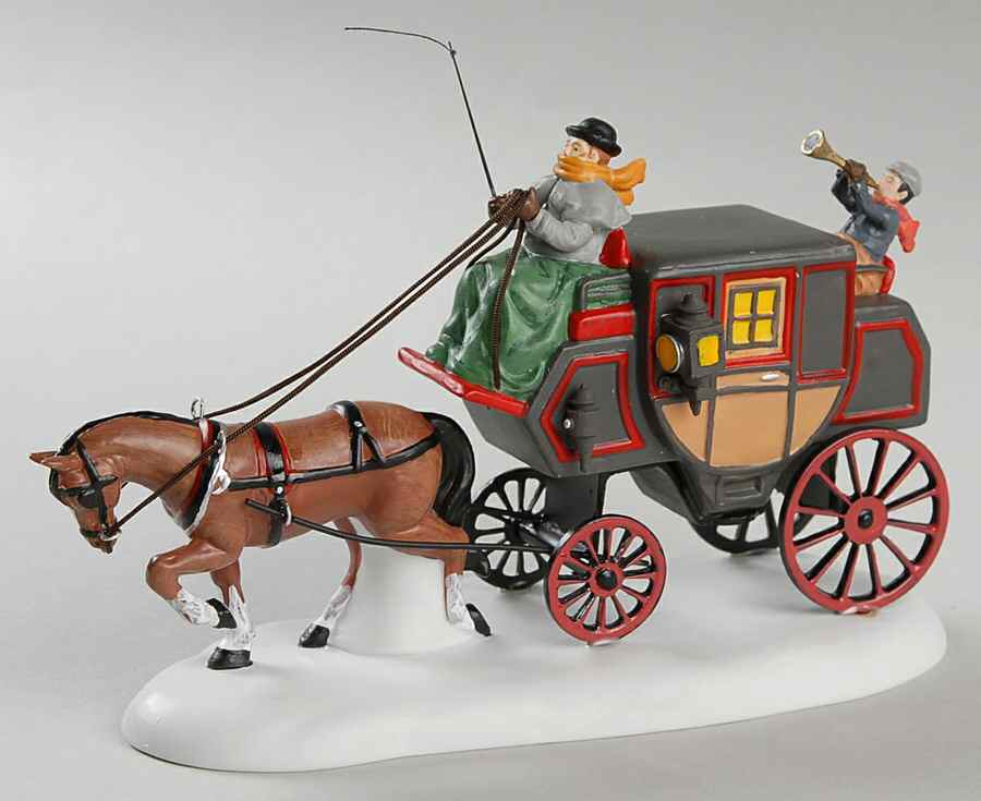 Dickens Village Crowntree Coach - With Box-Bx560 by Department 56-1