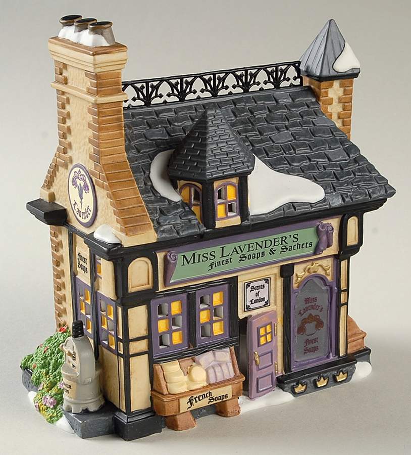 Dickens Village Miss Lavender's Soaps & Sachet - Nb664, No Box by Department 56-1