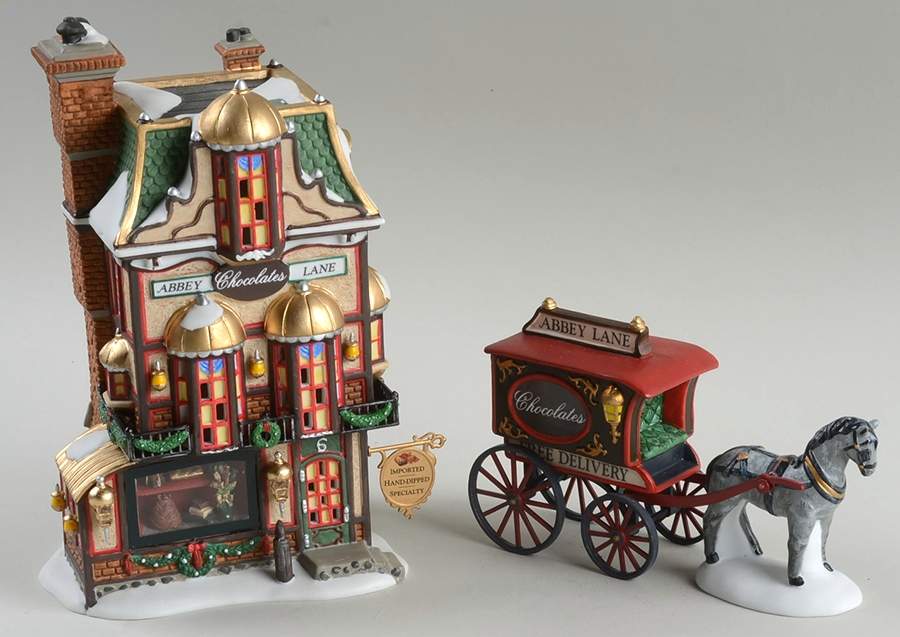Dickens Village Abbey Lane Chocolates - Nb655, No Box by Department 56-1