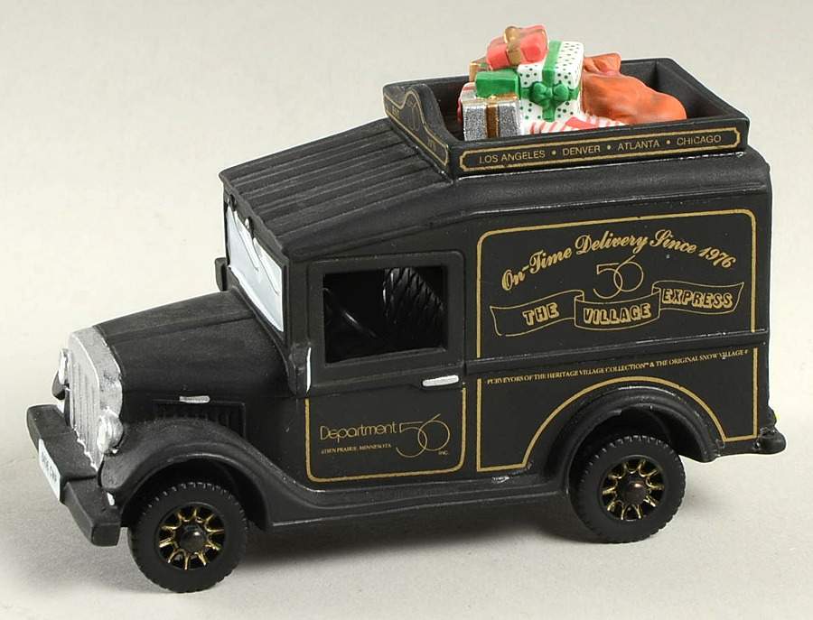Heritage Village Village Express Van- Black - Boxed by Department 56-1
