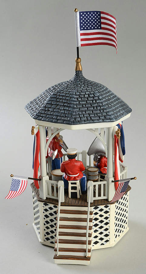 Heritage Village Stars & Stripes Music Box - No Box by Department 56-1