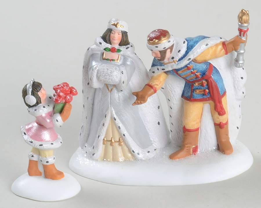 Heritage Village Crystal Ice King & Queen - Boxed by Department 56-1