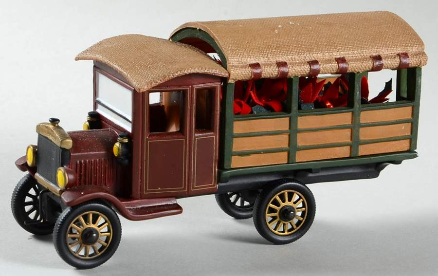 Heritage Village Poinsettia Delivery Truck - Boxed by Department 56-1