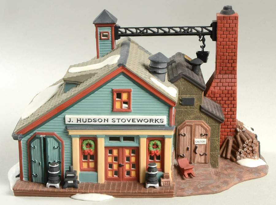 New England Village J Hudson Stoveworks - Boxed by Department 56-1