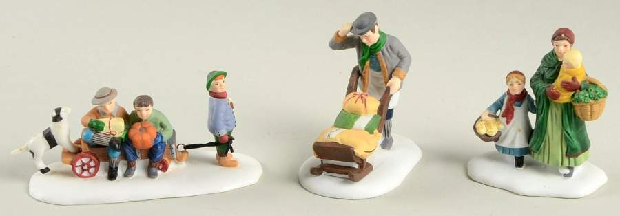 New England Village Market Day-Set Of 3 - Boxed by Department 56-1