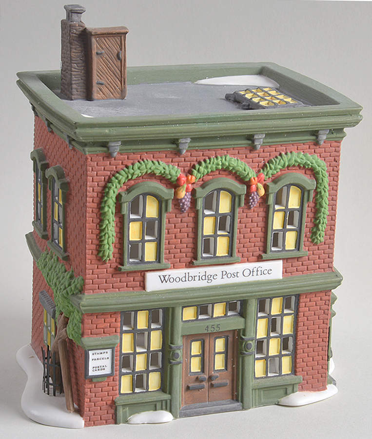 New England Village Woodbridge Post Office - Boxed by Department 56-1