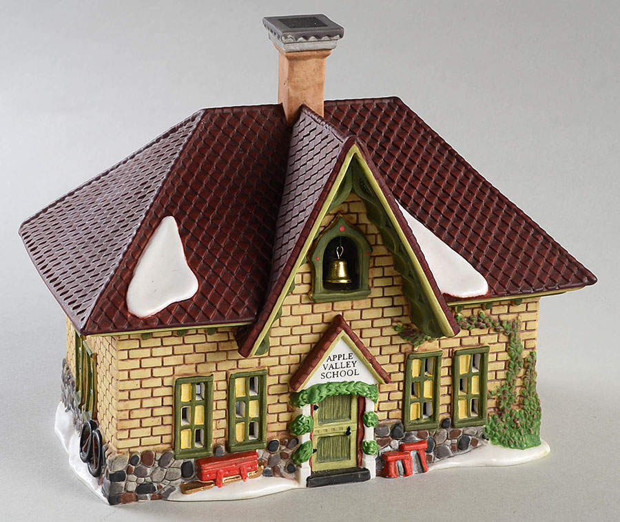 New England Village Apple Valley School - Boxed by Department 56-1