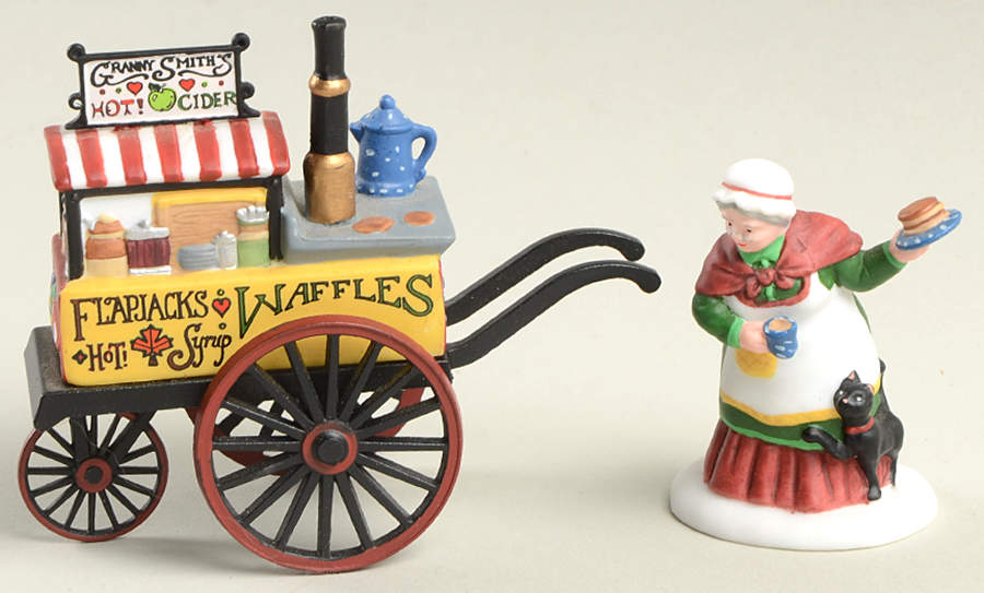 New England Village Christmas Bazaar-Flap Jacks & Hot Cider - Boxed by Department 56-1