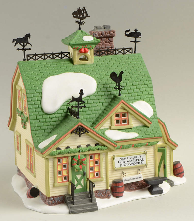 New England Village Van Guilder's Ornamental Ironworks - No Box by Department 56-1