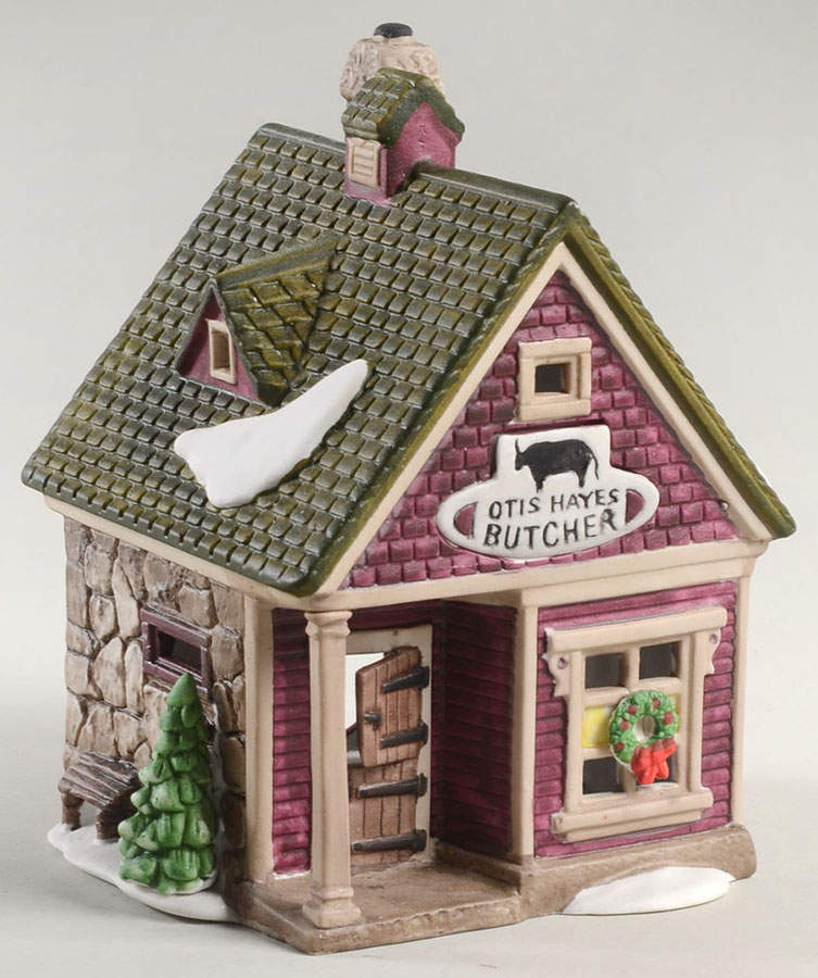 New England Village Otis Hayes Butcher Shop - With Box by Department 56-1