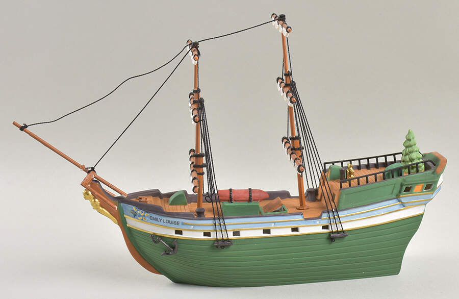 New England Village Emily Louise Boat - No Box by Department 56-1