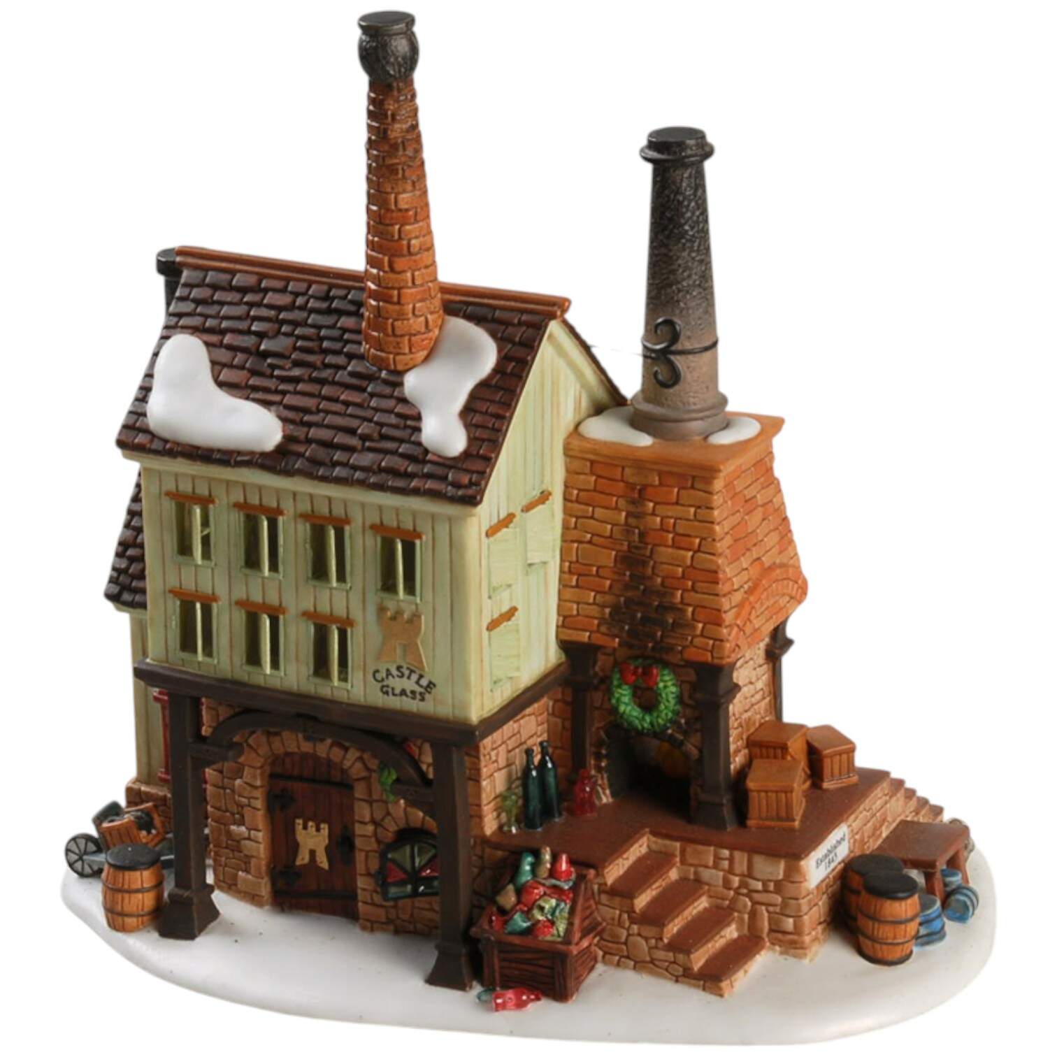 New England Village Castle Glassworks - Boxed by Department 56-1