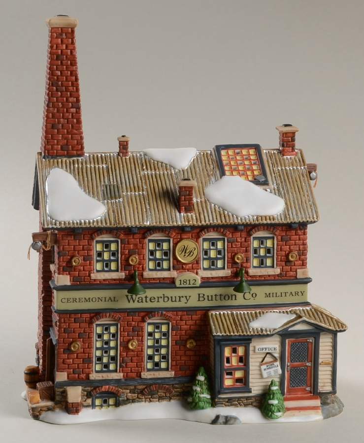 New England Village Waterbury Button Company - No Box by Department 56-1