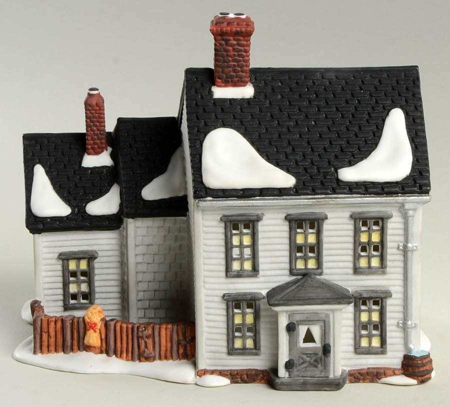 New England Village Jannes Mullet Amish Farm House - Boxed by Department 56-1