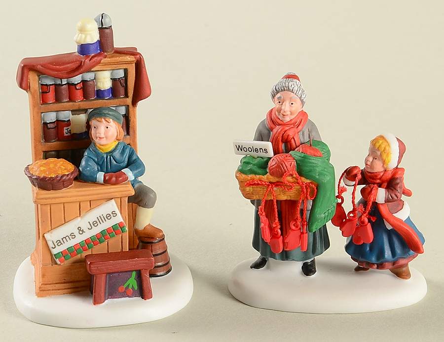 New England Village Christmas Bazaar-Woolens & Preserves - Boxed by Department 56-1