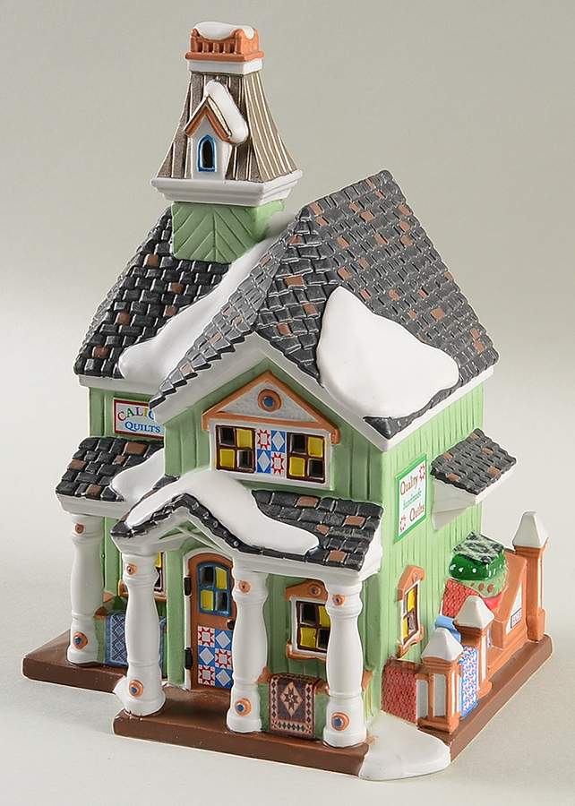 New England Village Calico Quilts - No Box by Department 56-1