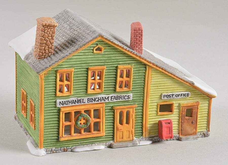 New England Village Nathaniel Bingham Fabrics - No Box by Department 56-1