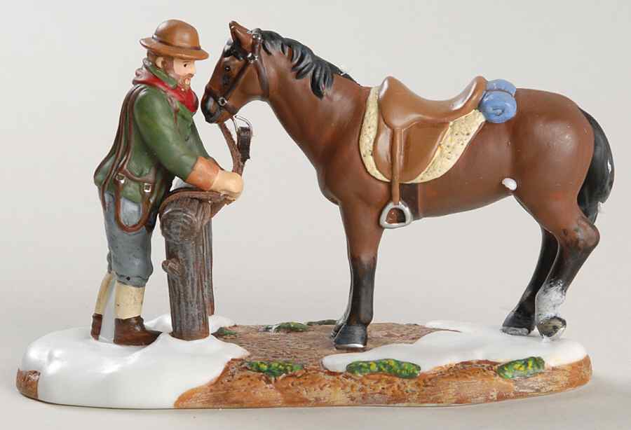 New England Village The Hitching Post - Boxed by Department 56-1