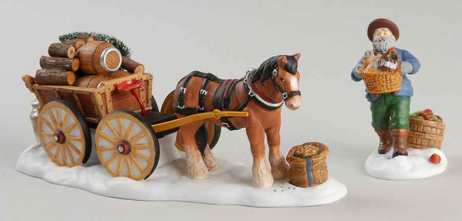 New England Village Load Up The Wagon - Boxed by Department 56-1