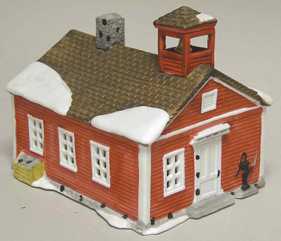 New England Village Red Schoolhouse - Boxed by Department 56-1