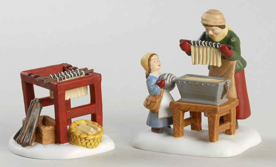New England Village Making The Christmas Candles - Boxed by Department 56-1