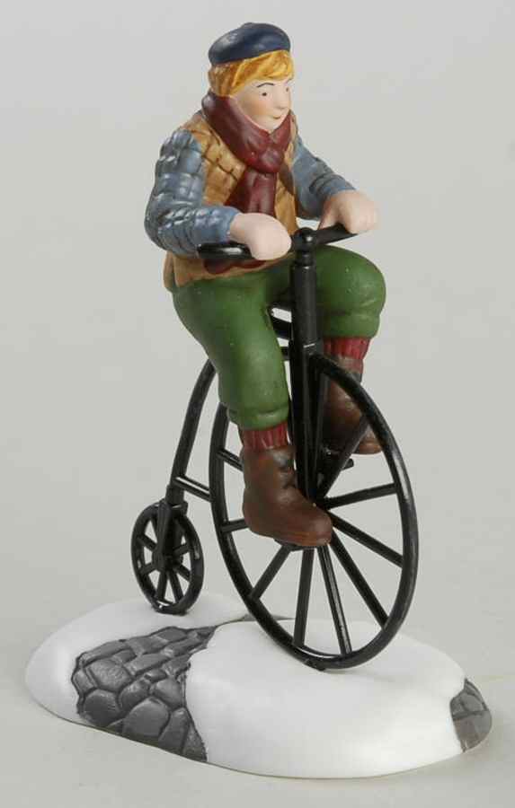 New England Village Pennyfarthing Pedaling - Boxed by Department 56-1