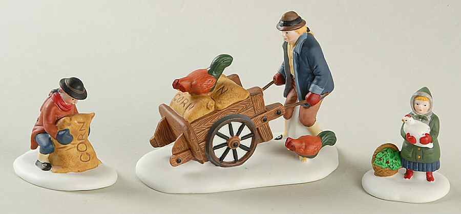New England Village Harvest Seed Cart - Boxed by Department 56-1