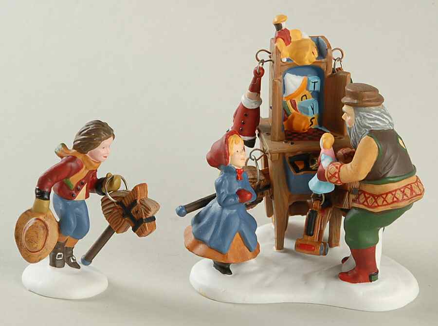 New England Village Christmas Bazaar-Toy Vendor Cart - Boxed by Department 56-1