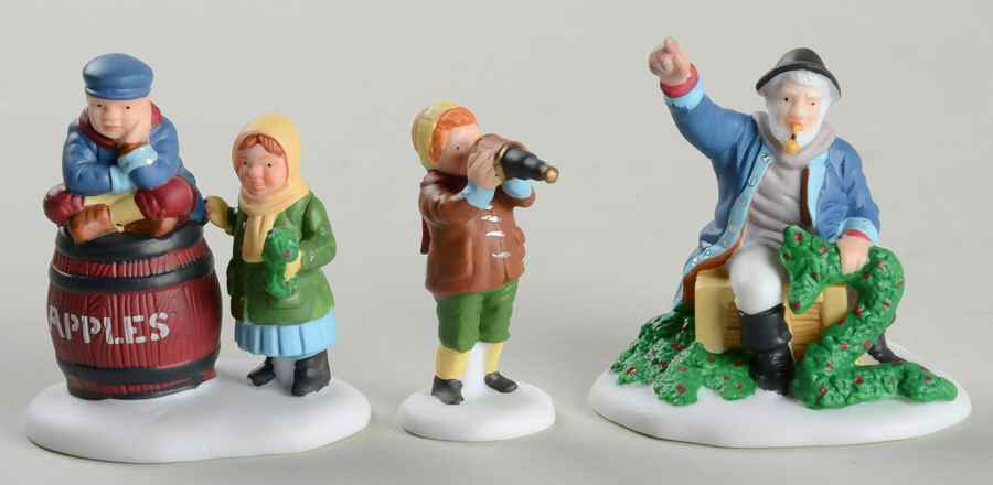 New England Village The Old Man And The Sea-Set Of 3 - With Box by Department 56-1