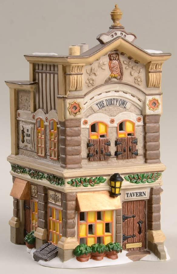 New England Village The Dirty Owl - Boxed by Department 56-1