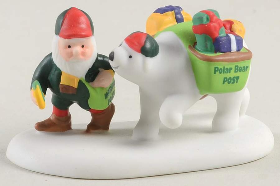North Pole Village Polar Bear Post - Boxed by Department 56-1
