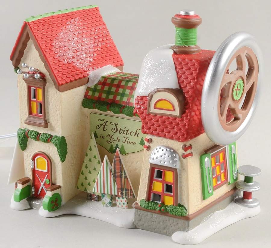 North Pole Village A Stitch In Yule Time - Boxed by Department 56-1