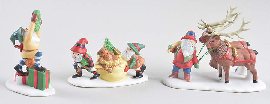 North Pole Village Santa's Little Helpers-Set Of 3 - Boxed by Department 56-1