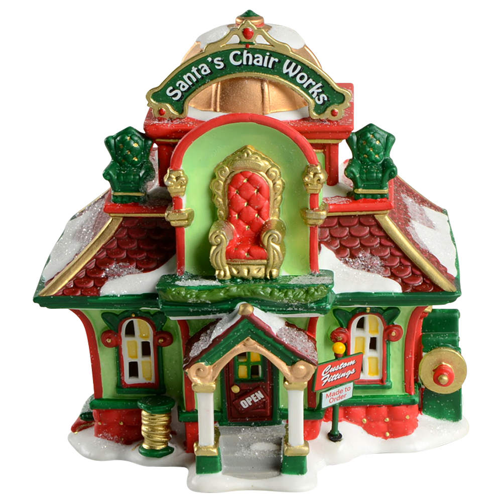 North Pole Village Santa's Chair Works - Boxed by Department 56-1
