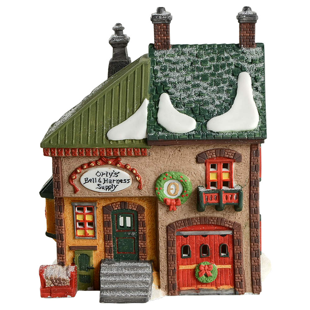 North Pole Village Orly's Bell & Harness Supply - Boxed by Department 56-1