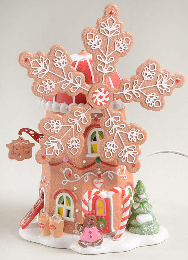 Gingerbread Lane - North Pole Gingerbread Cookie Mill - Boxed by Department 56-1