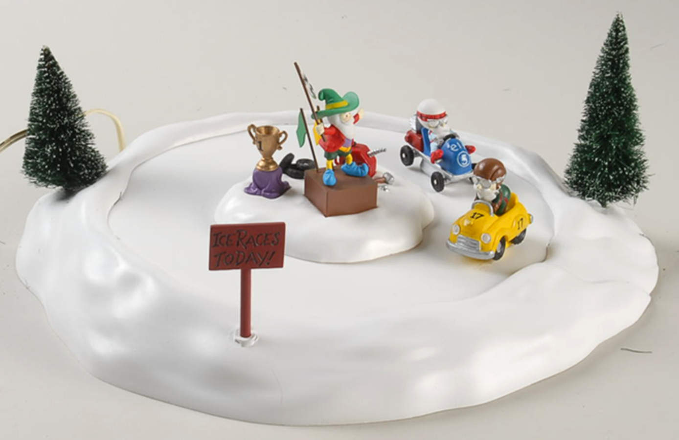 North Pole Village Ice Races Today - Boxed by Department 56-1