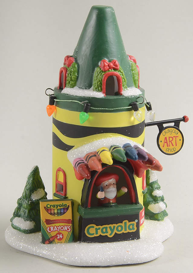 North Pole Village Crayola  Art Center - Boxed by Department 56-1