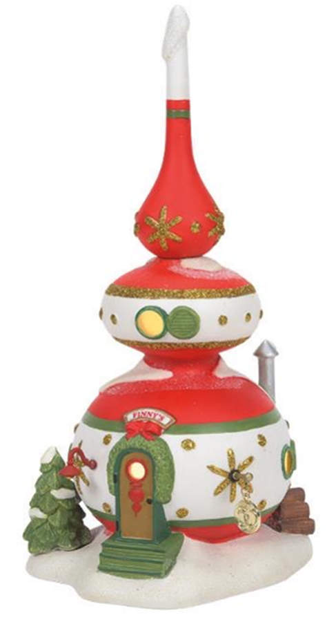Tiny Ornament Lane - North Pole Finny's Ornament House - Boxed by Department 56-1
