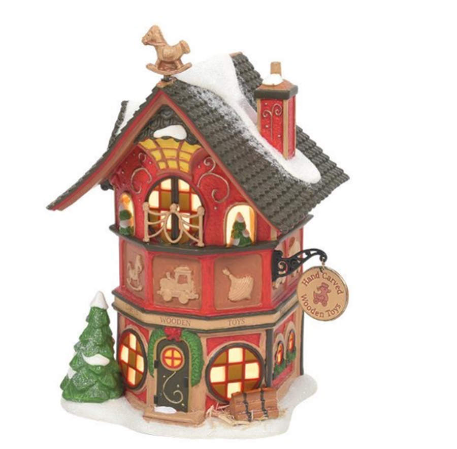 North Pole Village North Pole's Finest Wooden Toys - With Box Bx638 by Department 56-1