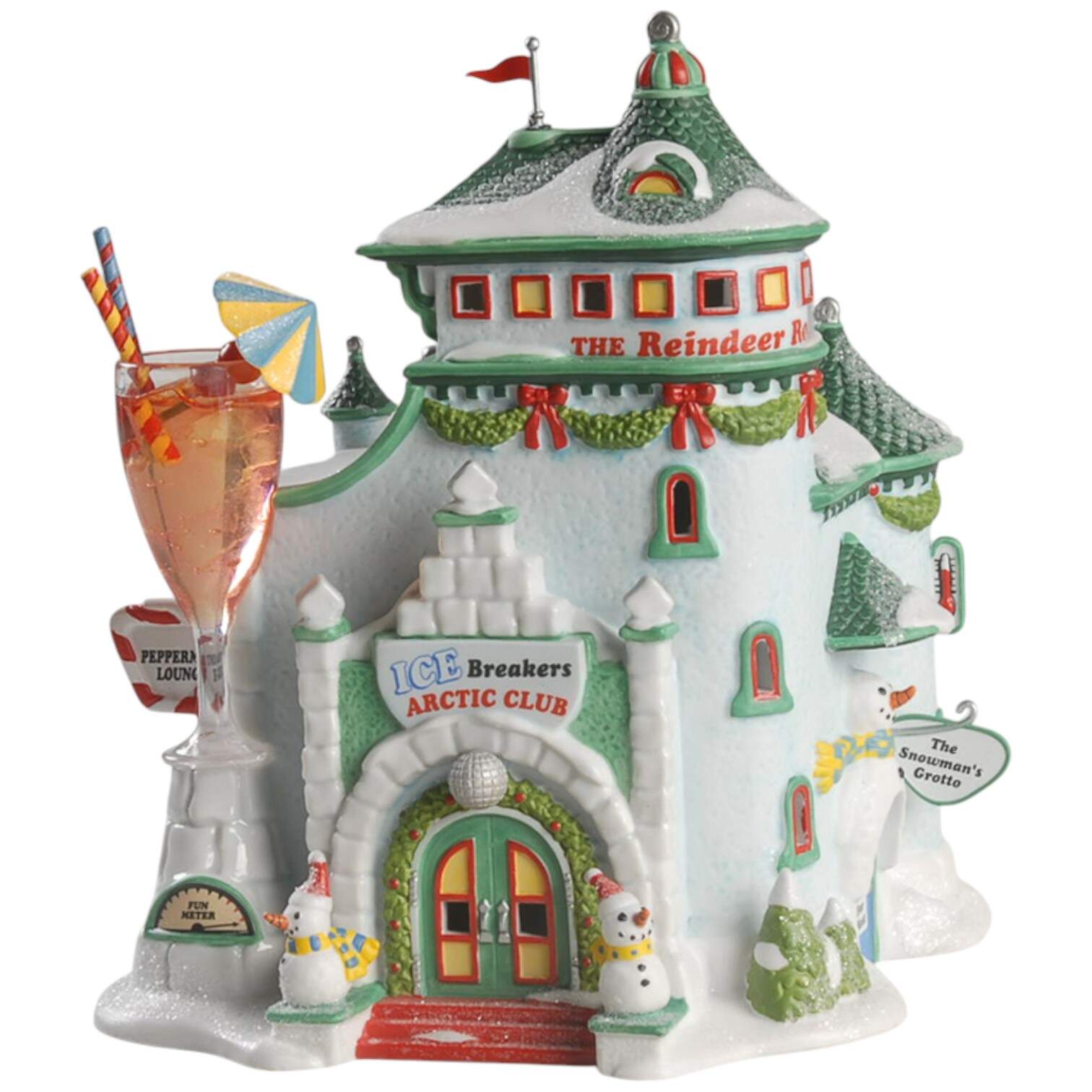 North Pole Village Ice Breakers Lounge - With Box Bx390 by Department 56-1