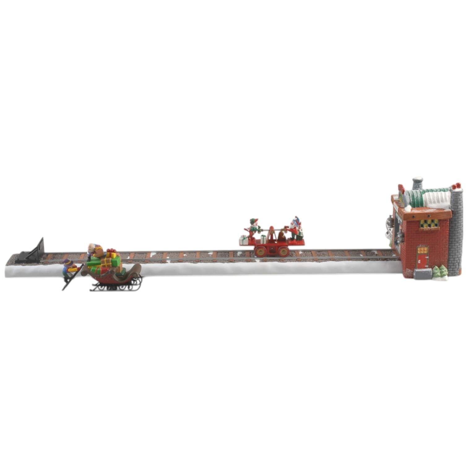 North Pole Village Loading The Sleigh-Set Of 6 - With Box Bx379 by Department 56-1