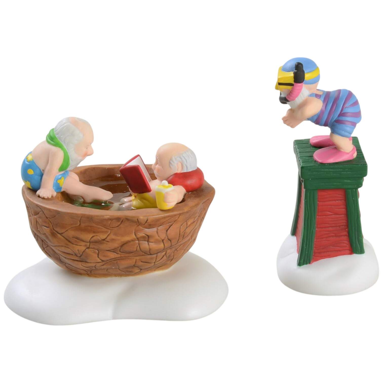 North Pole Village Party In The Hot Tub! - Boxed by Department 56-1