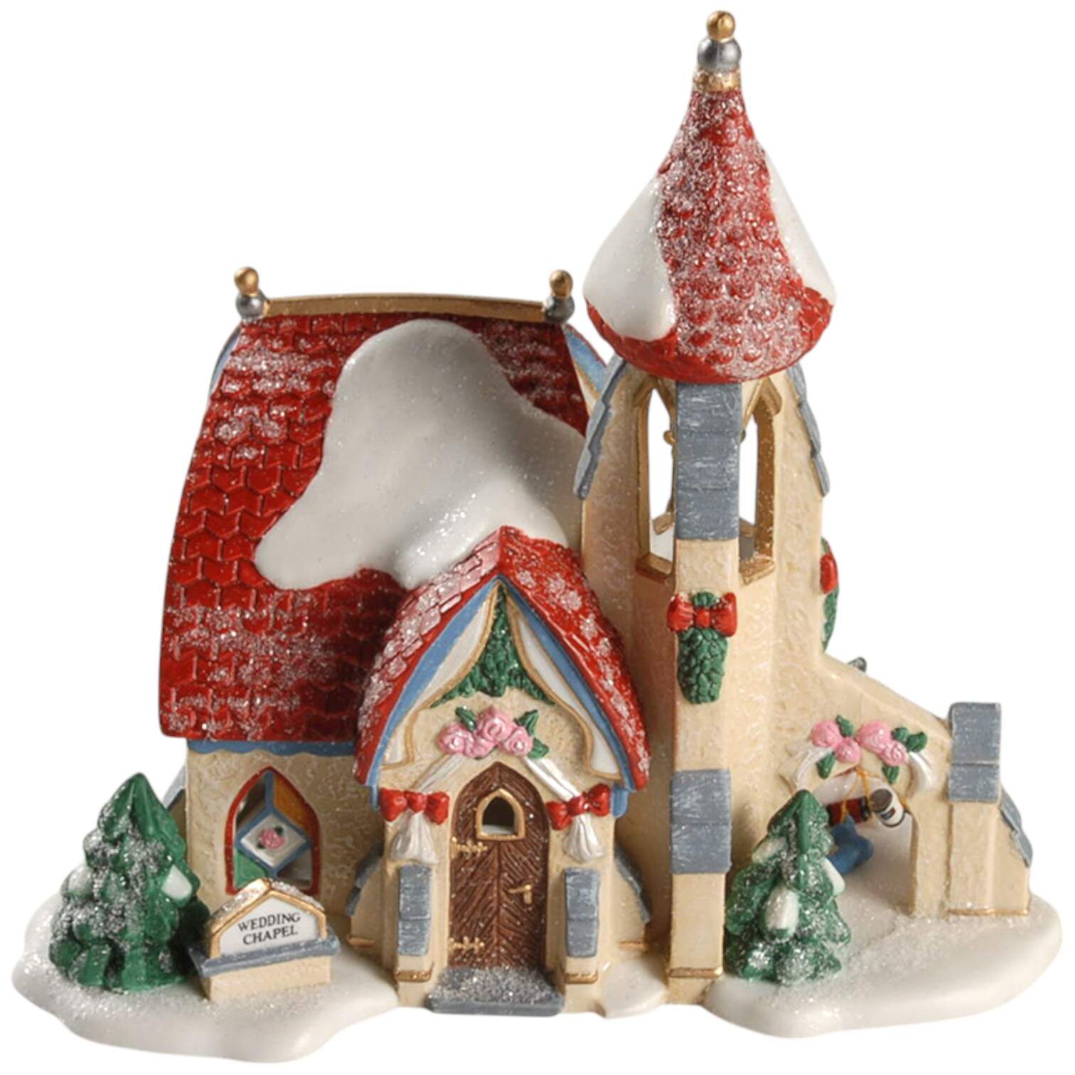 North Pole Village Wedding Bells Chapel - With Box by Department 56-1