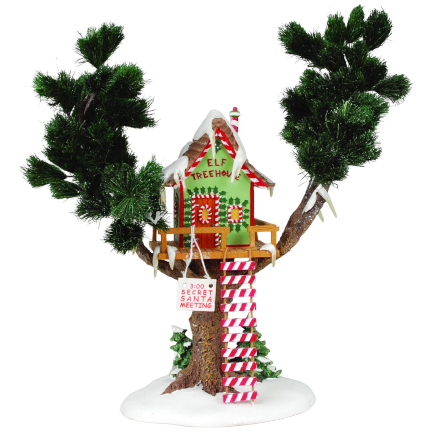 North Pole Village Elf Tree House - Boxed by Department 56-1