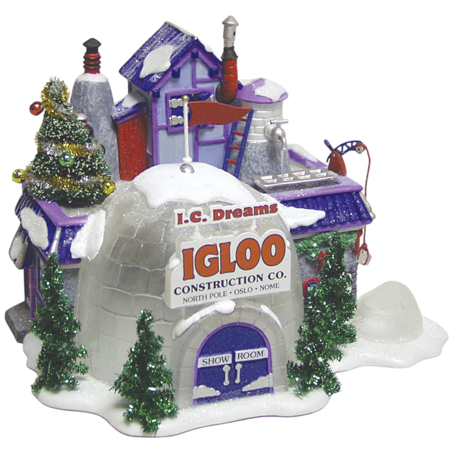 North Pole Village I C Dreams Igloo Construction - Boxed by Department 56-1