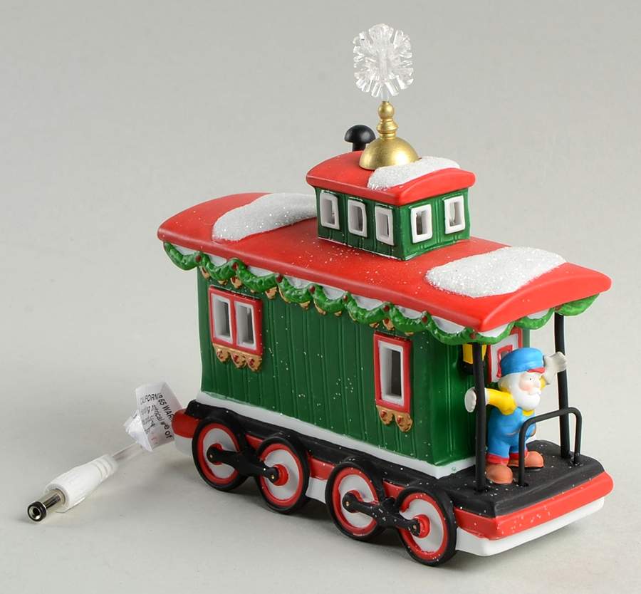 North Pole Village Northern Lights Caboose - With Box by Department 56-1